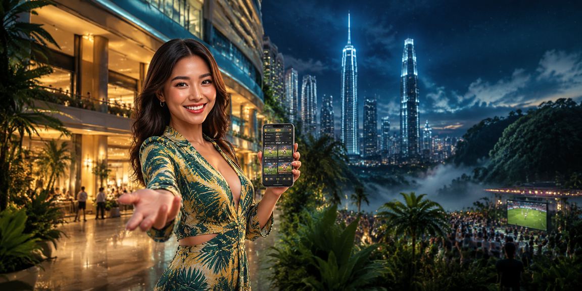 Antara muka aplikasi kasino dalam talian 4dyes yang diakses dari Kuala Lumpur